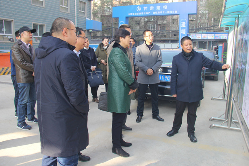 市人大副主任段迎存調(diào)研公司金悅府項(xiàng)目