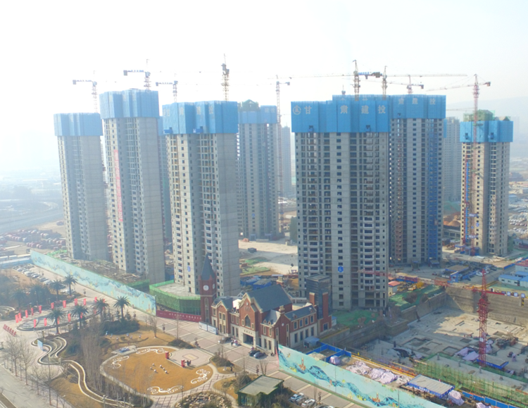 甘肅建投地產(chǎn)·百酈灣項(xiàng)目一期 一、三標(biāo)段15層以下主體順利通過(guò)驗(yàn)收