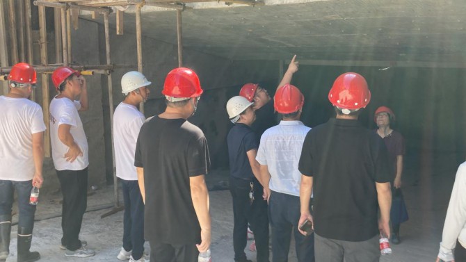 百酈玲瓏府項目5#、6#樓主體結(jié)構(gòu)順利通過驗收